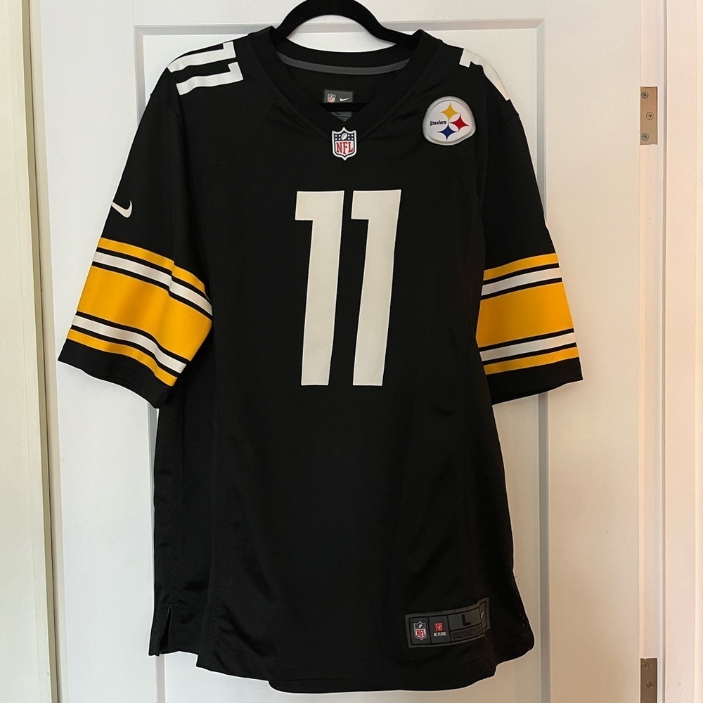 Authentic Pittsburgh Steelers Chase Claypool Nike NFL Jersey L
